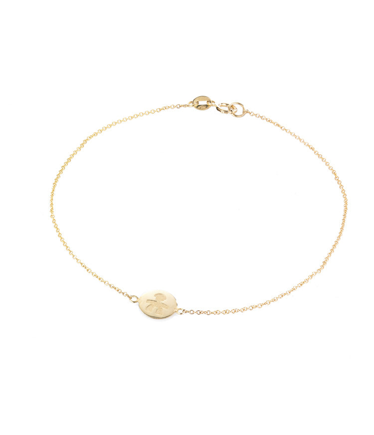 Bracciale LE BEBÉ Pepita maschietto in oro giallo