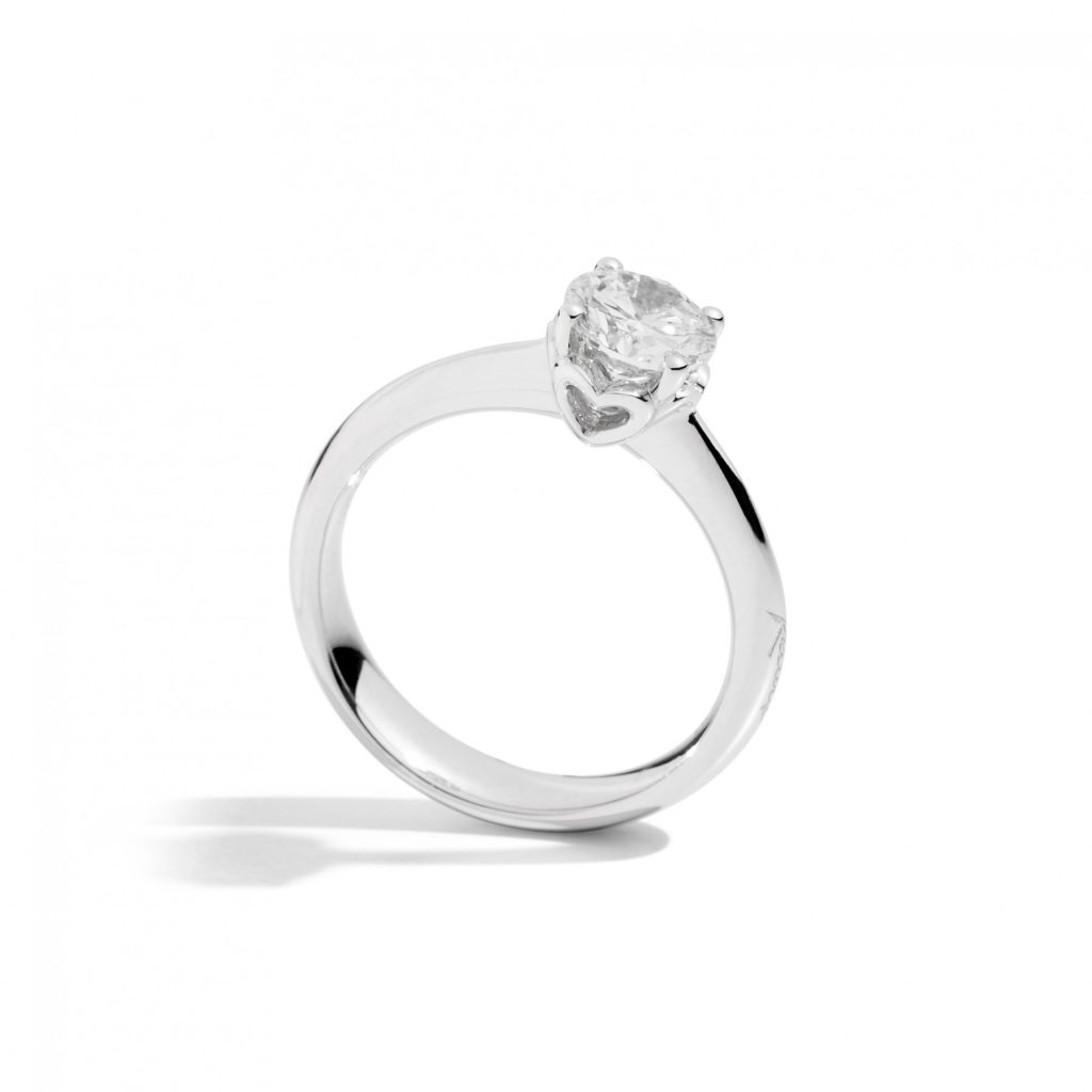 Anello solitario RECARLO Anniversary