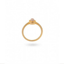 Carica l&#39;immagine nel visualizzatore di Gallery, Anello donna 24Kae con pietra rosa
