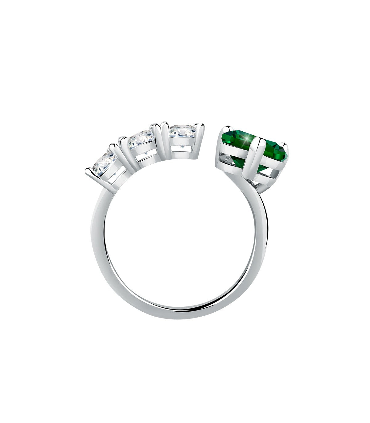 Gioielleria Anello Cuore Smeraldo Ferragni Anello Donna CHIARA