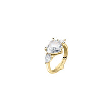 Carica l&#39;immagine nel visualizzatore di Gallery, Anello donna CHIARA FERRAGNI cuore dorato
