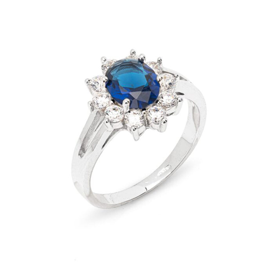 Anello donna ANELLISSIMI pietra blu