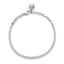 Carica l&#39;immagine nel visualizzatore di Gallery, Bracciale donna BROSWAY tennis bianco significati
