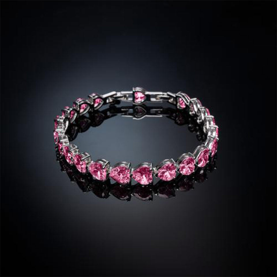 Bracciale donna CHIARA FERRAGNI tennis cuori rosa