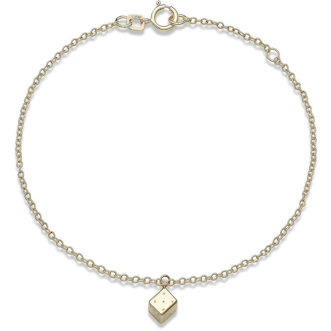 Bracciale AMBROSIA in oro giallo dado