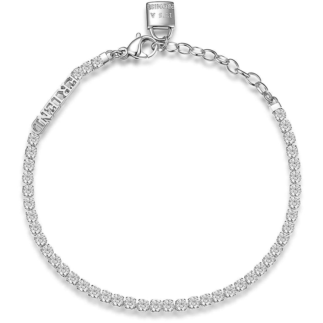Bracciale donna BROSWAY tennis bianco significati