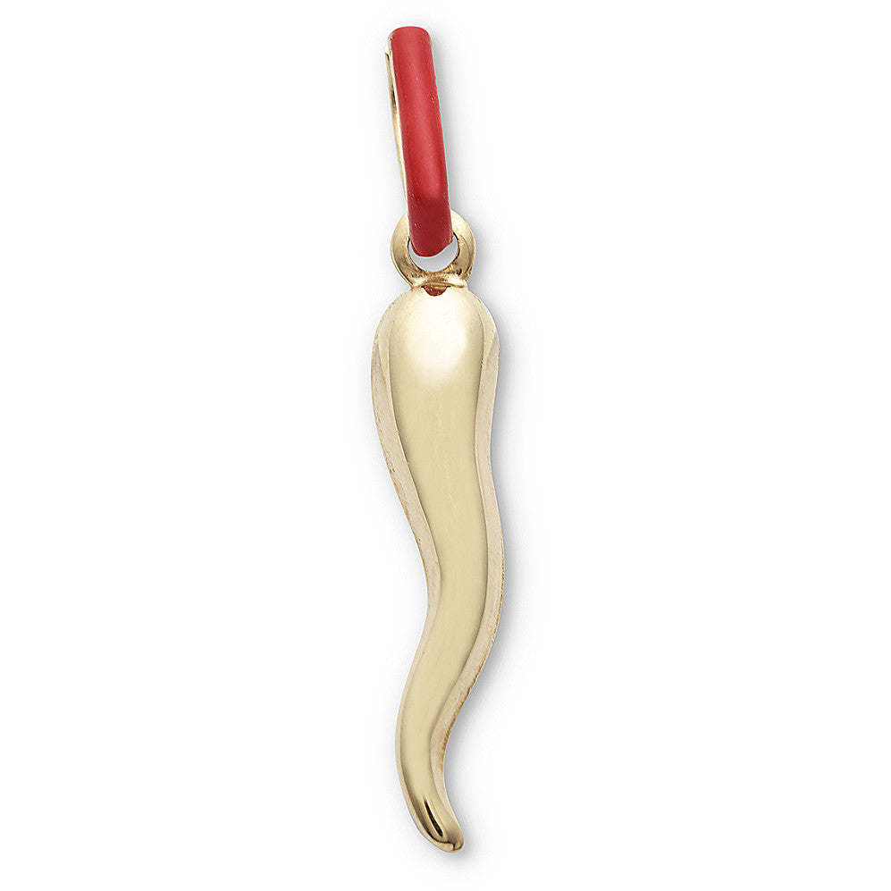 Ciondolo AMBROSIA in oro giallo cornetto