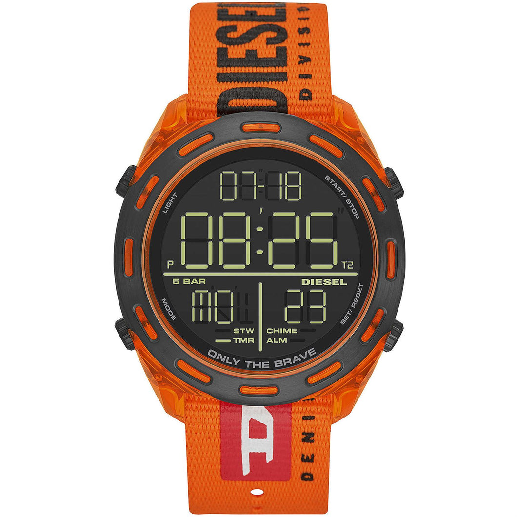 Orologio uomo DIESEL Nylon arancione