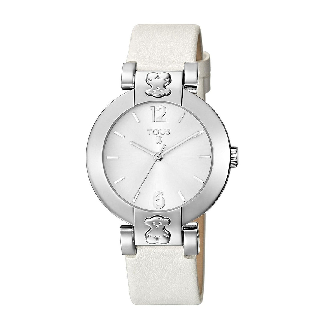 Orologio donna TOUS pelle bianco