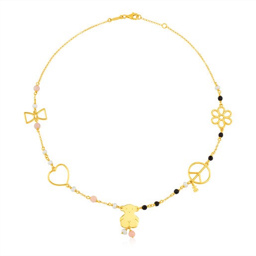 Collana donna TOUS dorata
