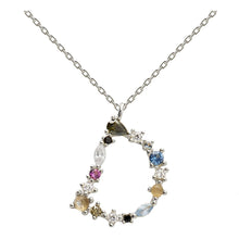 Carica l&#39;immagine nel visualizzatore di Gallery, Collana donna PDPAOLA con iniziale argentata
