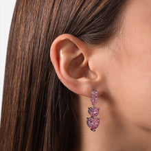 Carica l&#39;immagine nel visualizzatore di Gallery, Orecchini CHIARA FERRAGNI pendenti rosa
