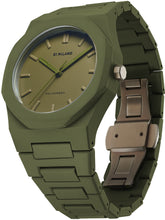 Carica l&#39;immagine nel visualizzatore di Gallery, Orologio uomo D1 MILANO Policarbonato verde D1-PCBJ22
